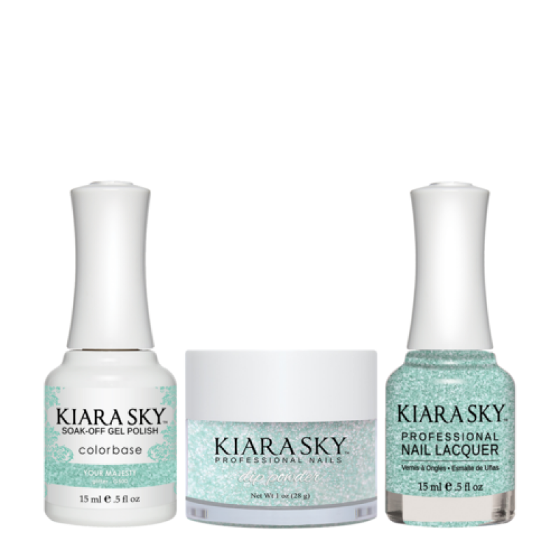 KIARA SKY 3in1 (Dipping Powder + Gel Polish + Nail Lacquer) - DGL 500, Your Majesty